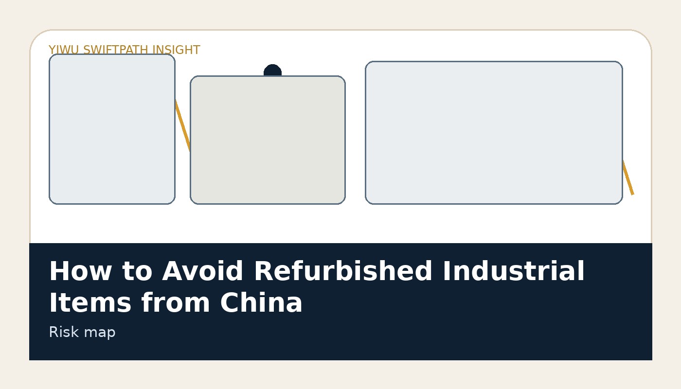 How to Avoid Refurbished Industrial Items from China image 1